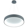 thumbnail image 3 of CWI Lighting Arenal Pendentif Tambour LED avec Finition Grise et Blanche, 3 of 6