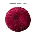 thumbnail image 3 of Maytalsory Skin Friendly Decorative Throw Pillow Made With Polyester And PP Cotton Decorative Cushion Simple Wine-red 35CM 1Set, 3 of 6