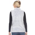 thumbnail image 3 of White Mark Veste Sherpa à Fermeture Éclair pour Femme, 3 of 6