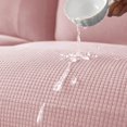 thumbnail image 4 of ORUYROP Office Chair Cover Water Resistant Pink Stretch Jacquard Computer Chair Slipcover for Armrest Chairs L, 4 of 7