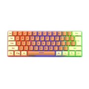 Mechanical Keyboard Wired Compact PC Keyboard Mechanical Gaming Keyboard 61 Keys For Computer/Laptop