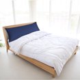 thumbnail image 2 of PiccoCasa 1Pc Pillowcase Zipper Long Staple Cotton, Standard Navy Blue, 2 of 10