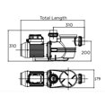 thumbnail image 4 of Waterco Supatuf Pool Pump 1,5 HP, 110/220V, 4 of 4