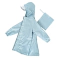 thumbnail image 4 of AJIWYH Rain Poncho Kids,Waterproof Jacket Kids Blue,6-8 Years, 4 of 4
