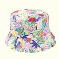 thumbnail image 2 of Matching Family Swimsuits Summer Sun Protection Fashion Flower Outdoor Sun-hat Fisherman Bucket Hat Cap, 2 of 4
