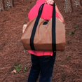 thumbnail image 3 of Firewood Log Canvas bag for Fireplaces Camping Wood, 3 of 11