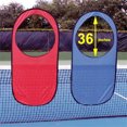 thumbnail image 1 of OnCourt OffCourt Grand Pop Up Objectifs de Pratique de Tennis, Ensemble de 2, Bleu & Rouge, 1 of 5