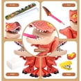 thumbnail image 1 of YAOMOBB Educational Dinosaur Toy Dinosaur Toy 5 in 1 Pencil Sharpener Stapler Eraser Ruler Stationery Set Realistic Shapes Assembly Kit, 1 of 7