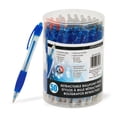 thumbnail image 1 of Merangue Retractable Comfort Grip Ballpoint Pens, Medium Point (1.0mm), Assorted, 50 Pack, 1 of 4