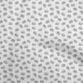 thumbnail image 1 of oneOone Tissu Popeline de Coton Sergé Blanc Rétro Minimal Burger Matériel de Robe Tissu Imprimé Tissu au Mètre 56 Pouces de Large, 1 of 5