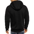 thumbnail image 4 of ORUYROP Sweat à Capuche Zippé pour Hommes, Mode Automne/hiver 2023, Veste Décontractée à Manches Longues, 4 of 6