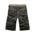 thumbnail image 4 of EOYWHK Shorts d'Entraînement pour Hommes Athleisure Shorts Cargo Coupe Décontractée Bermuda Demi-Longueur Extensible pour Course Randonnée avec Multi-Poches, S-4TG, 4 of 4