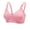 Pink, variant on fartey Post Surgery Everyday Bras for Women Front Closure Mastectomy Support Bra Breathable Cotton Wirefree Bralettes with Adjustable Straps Medium Support Bralette Bra