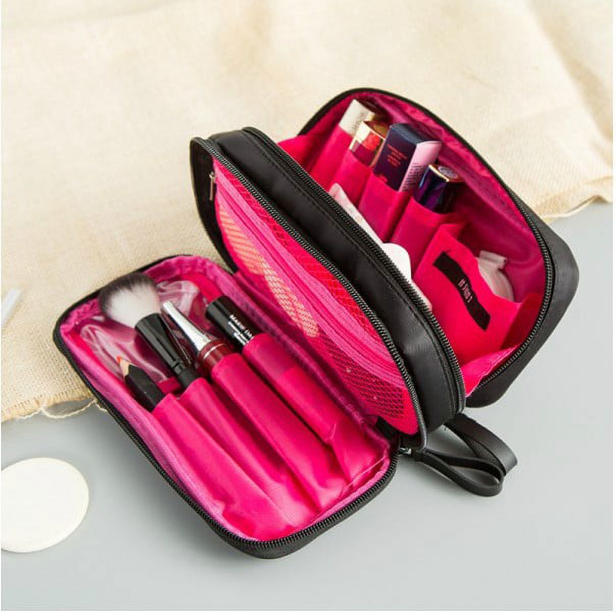 Cosmetic Bag Women Makeup Bag Professional Travel Organizer Make Up Toiletry Kit