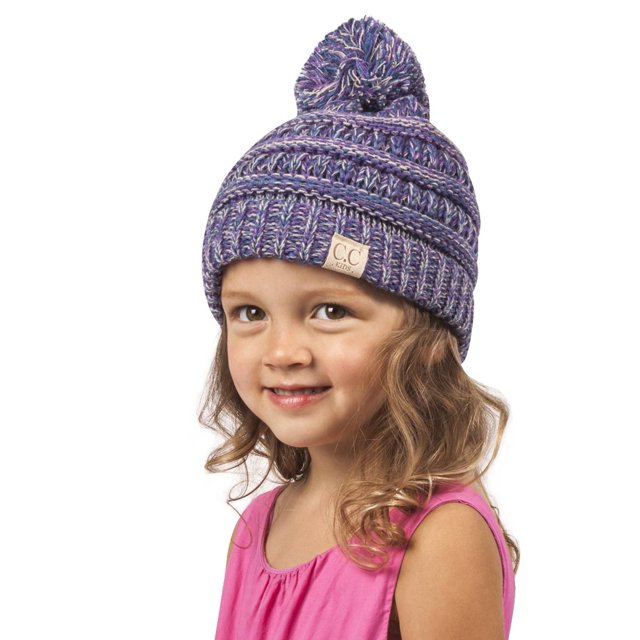 Gravity Threads Tuque pour Enfants 4 Tons Amusante - Violet/denim