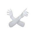 thumbnail image 1 of Gravity Threads Ladies Satin Opera Gloves 18" White, 1 of 2