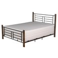 thumbnail image 4 of Hillsdale Furniture Raymond Metal Queen Bed with Wood Posts and Frame, 4 of 12