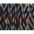 thumbnail image 4 of oneOone Georgette Viscose Fabric Chevron Ikat Printed Fabric 1 Yard 42 Inch Wide, 4 of 4
