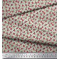 thumbnail image 2 of Soimoi Poly Georgette Fabric Flower Watercolor Decor Fabric Printed Yard 52 Inch Wide, 2 of 3