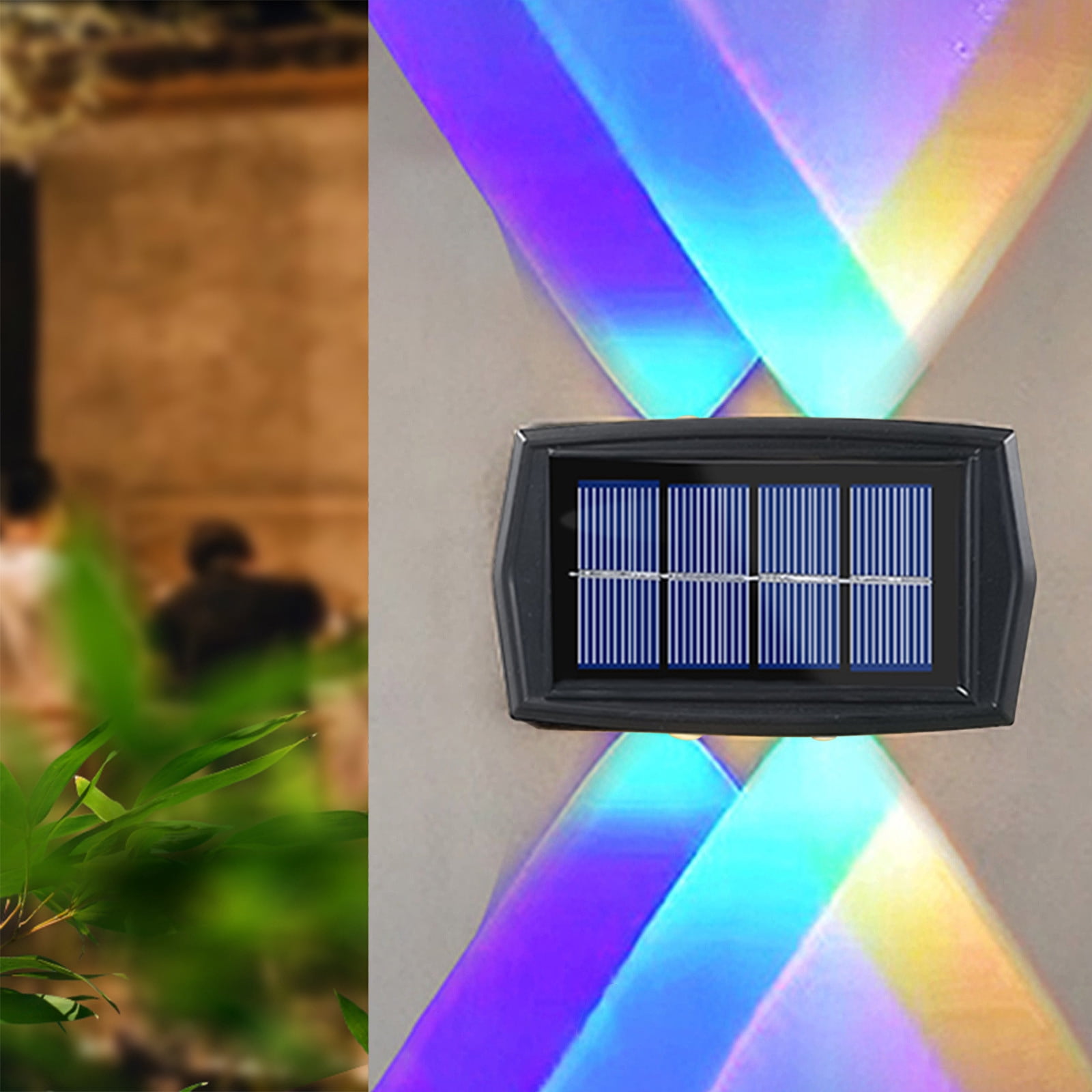 Dvkptbk LED Outdoor Solar Lights, Land-scape Spotlights, Garden Lights, Wireless Solar Powered Outdoor Lights/Lighting for Yard, Walkway Solar Outdoor Lights Outdoor Decor on Clearance