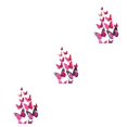thumbnail image 2 of serony 12Pcs 3D DIY Wall Stickers PVC Kid Room Decal Home Decoration Decor purple 3Set, 2 of 6