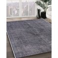 thumbnail image 3 of Ahgly Company Machine Washable Indoor Round Industrial Modern Iron Gray Area Rugs, 8' Round, 3 of 7