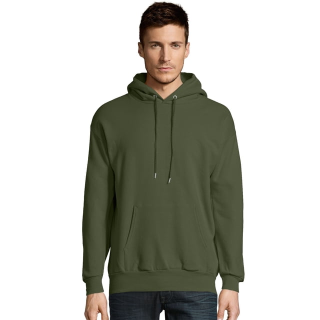 Hanes Chandail à Capuchon en Molleton ComfortBlend EcoSmart pour Hommes, 2TG, Vert Fatigue