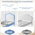 thumbnail image 3 of Eastvita Twin - XL Upholstered Bed Frame Includes Storage Drawer/Smart LED Headboard/Platform Bed Frame for/Wooden Slats Support/No Box Spring Needed/Easy to Assemble, 3 of 5
