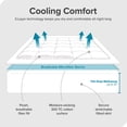thumbnail image 4 of Bare Home Mattress Pad - Breathable Cotton Top - 21" Deep Pocket - King, Gray, 4 of 9