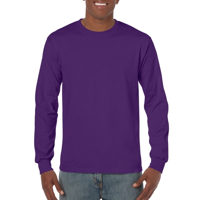 Gildan - T-Shirt à Manches Longues en Coton Épais