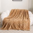 thumbnail image 4 of Suedes Nap Shawl Blanket Flock Material 70x100cm Lightweight Cozy Warm Throw for Office Naps Bed Sofa Use | Soft Fleece Cover for Relaxation Leg Wrap and Travel, 4 of 6
