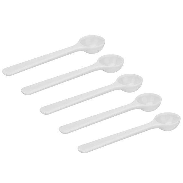 Herwey Fertilizer Spoon,Powder Measuring Spoon,100Pcs Plastic Fertilizer Spoon 2ml/1g High Temperature Resistance Measuring Spoon For Gardening