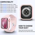 thumbnail image 2 of XiHAMA Waterproof Case Compatible with Apple Watch SE (2nd Gen) Series 6 5 4 Screen Protector, Tempered Glass Hard PC Bumper Face Cover, 2 of 7