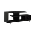 thumbnail image 1 of Monarch Specialties Tv Stand, 60 Inch, Console, Media Entertainment Center, Storage Cabinet, Living Room, Bedroom, Laminate, Brown, Contemporary, Modern, 1 of 4