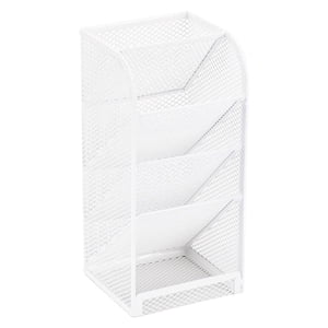 Mesh Desk Organizer, Slanted Pen Holder C for Desk and Office Organization, By TINGXIN