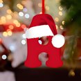 thumbnail image 5 of Fridja 26 Letters Christmas Tree Decoration Pendant, Christmas Tree Ornaments Personalized DIY Christmas Ornaments Christmas Decoration Xmas Tree Hanging Decor (H), 5 of 5