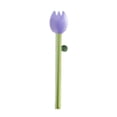 thumbnail image 1 of Colorful Sun Flower Ice Cream Dessert Stirring Borosilicate Transparent Glass Long Handle Cute, 1 of 2
