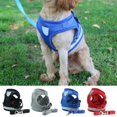 thumbnail image 1 of Christmas Decorations Clearance  Reflective Safety Pet Dog Harness And Leash Set For Small Medium Dogs Cat，Black M, 1 of 5