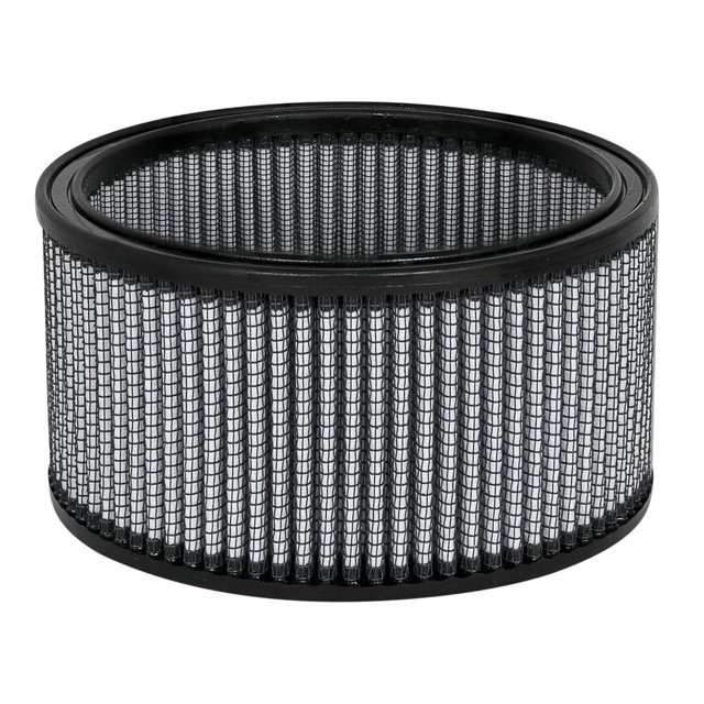 Filtre à Air Professionnel 11-90009 Ronde; Médias Synthétiques; Blanc; 6 Pouces de Diamètre Extérieur X 3-1/2 Pouces de Hauteur; Convient aux Carburateurs Weber 40 et 45 DCOE