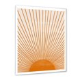 thumbnail image 3 of Designart Imprimé soleil orange III Art mural encadré, 3 of 4