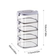thumbnail image 3 of TopLLC Kitchen Accessories,Home And Kitchen,Kitchen Tools,Kitchen Sets Spice Organizer Kitchen Home Pepper Storage Box Sealed Jar Condiments Seasoning Seasoning Jar Storage Sealed Jar, 3 of 6