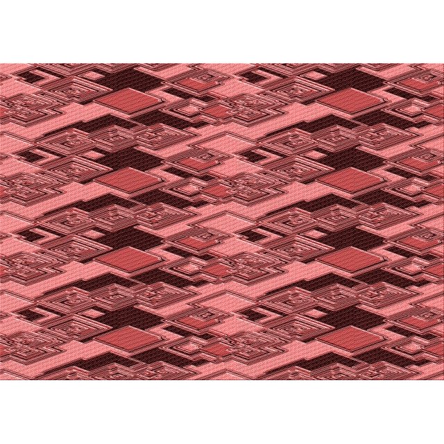 Ahgly Company Tapis d'Intérieur Lavables en Machine Rectangle Transitionnel Rouge Canneberge, 2' x 4'