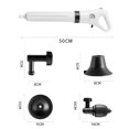 thumbnail image 3 of Pneumatic Floor Drain Unclogging Tool Pneumatic Toilet Plunger With Visual Barometer Pneumatic Drain Unclogger Splashproof Powerful Air Pressure Dredge For Bathroom Floor Compressor Accessories Air, 3 of 8