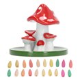thumbnail image 2 of Mushroom Backflow Incense , Beautiful Practical Exquisite Details Incense Holder With 20 Incense Cones For Bedroom, 2 of 8