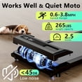 thumbnail image 3 of Walking Pad with Incline, 2.5HP Under Desk Treadmill for Home & Office, 2-in-1 Compact Walking & Jogging Machine with Remote Control & LED Display, 3 of 7