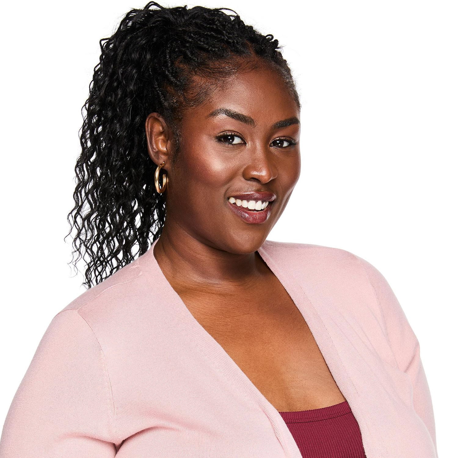 Cardigan ouvert sur le devant Lane Bryant Plus pour femmes