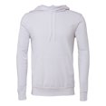 thumbnail image 1 of BELLA+CANVAS 3719 Chandail à Capuchon Unisexe en Molleton Poly-Coton, S, Blanc, 1 of 3