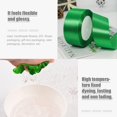 thumbnail image 4 of ORUYROP 1-1/2 Inch Wide Double Face Satin Ribbon-25 Yards,Gift Bag Decoration Wedding Chair Back Handmade Bow (Dark Green), 4 of 6