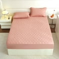 thumbnail image 1 of Fitted Sheet, Mattress Protector Cover, Quilted Pocket Sheet, Winter Warm, Breathable, Non-Slip Skin-Friendly Bedding, All-Season Comfort, Machine Washable, 1 of 9