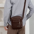 thumbnail image 1 of EGNMCR Multi Layer Storage Shoulder Rucksacks Texture Business Travel Crossbody Bag Large Capacity Commuting Handbag Men's Rucksacks shoulder rucksack, 1 of 6